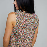 Devry Multicolored Block Mini Dress