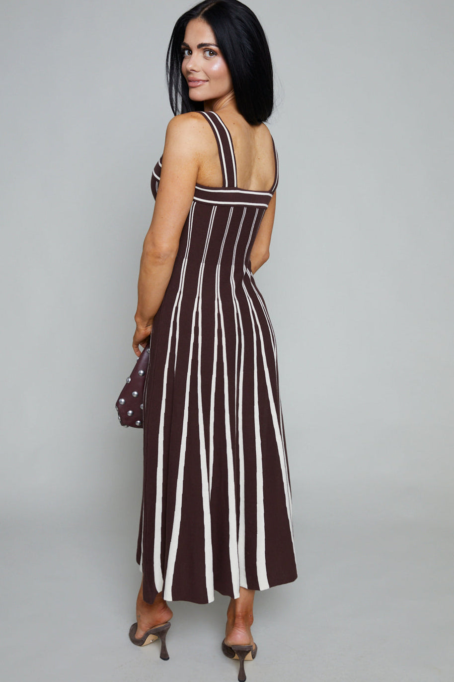 Capri Striped Knit Maxi Dress