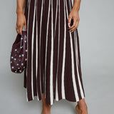Capri Striped Knit Maxi Dress
