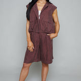 Benny Oversized Cargo Zip Vest
