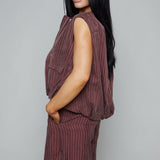 Benny Oversized Cargo Zip Vest