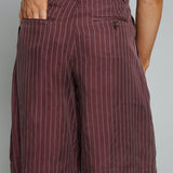 Faith Striped Bermuda Shorts