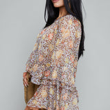 Wyatt Tiered Bell-Sleeve Blouse