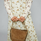 Bernadette Drop-Waist Maxi Dress - Yellow Floral