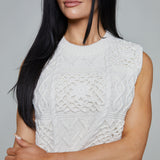 Rio Cable Knit Sweater Vest