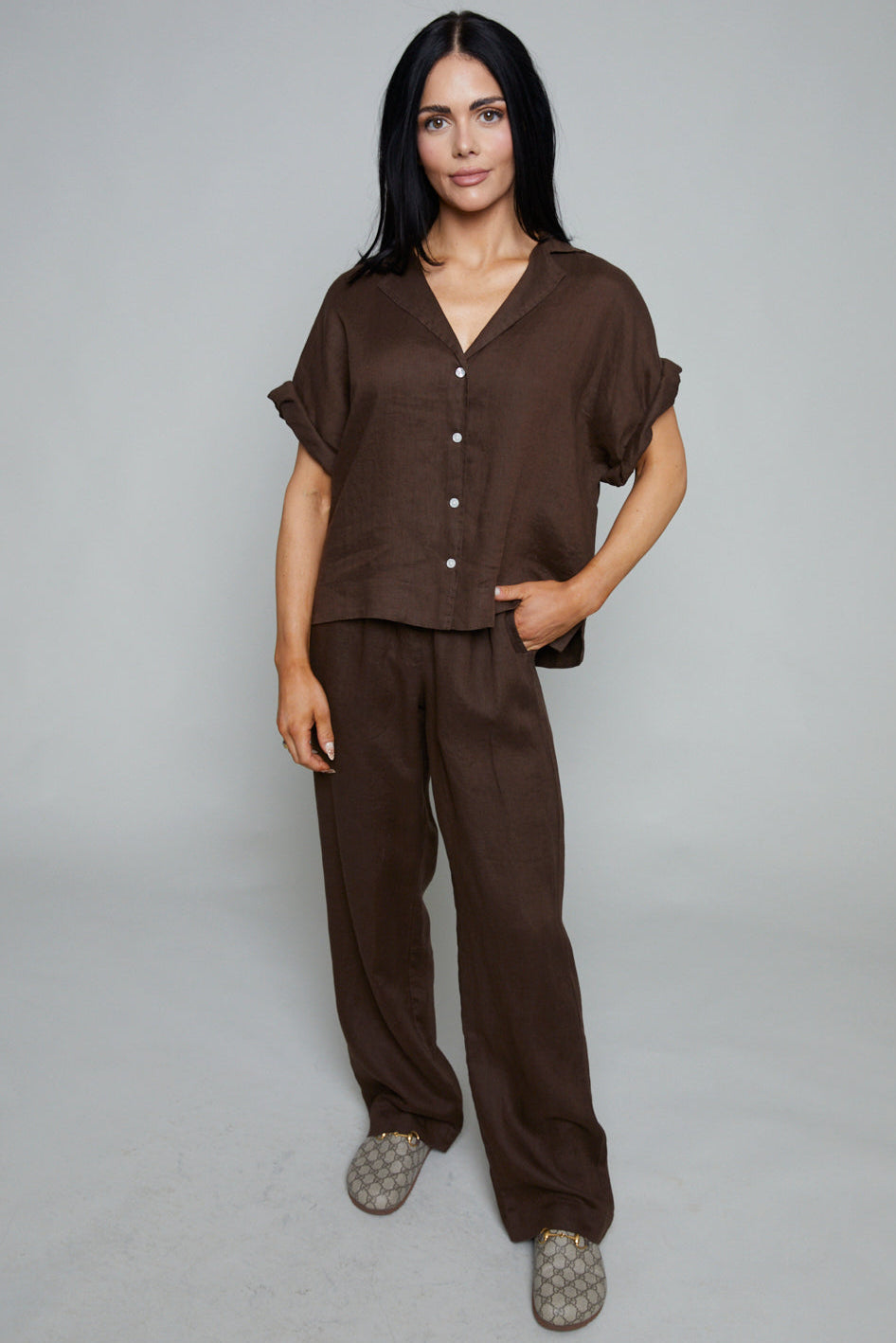 Dover Relaxed Lounge Linen Pant