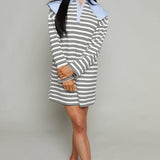 Isabel Oversized Collar Polo Dress