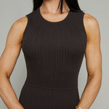 Sheena Ribbed Sweater Midi Dress