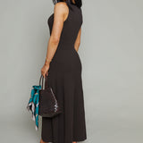 Sheena Ribbed Sweater Midi Dress