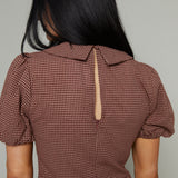Beck V-Neck Mini Dress With Bow