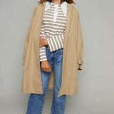 Louise Oversized Collar Polo Shirt
