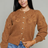 Dede Floral Wool Cardigan