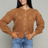 Dede Floral Wool Cardigan