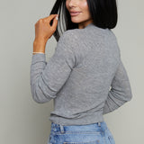 Stella Feather Weight Sweater - Heather Charcoal