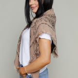 Sasha Bandana Scarf - Taupe
