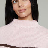 Veda Oversized Mock Neck Sweater - Dusty Rose