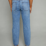 Emily Mid Rise Relaxed Ankle Straight Jean