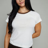 Dara Shrunken Raglan Tee