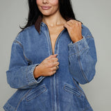 Dakota Denim Peplum Jacket