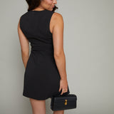 Shelby Button Slit Mini Dress
