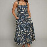 Hayden Patterned Midi Dress