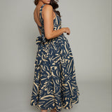 Hayden Patterned Midi Dress
