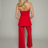 Jenna Low Slung Palazzo Jeans - Samba