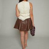 Aria Mock Neck Sweater Vest