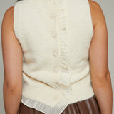 Aria Mock Neck Sweater Vest