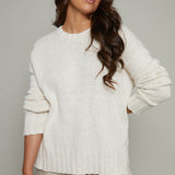 Bryson Textured Sweater - Crystal
