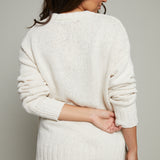 Bryson Textured Sweater - Crystal