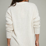 Bryson Textured Sweater - Crystal
