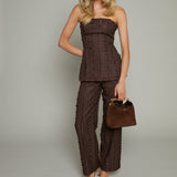 Moxie 3D Woven Fringe Top