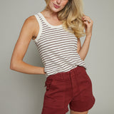 Kade Slub Striped Tank