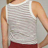 Kade Slub Striped Tank