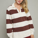 Ollie Rugby Brushed Fleece Henley