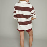 Ollie Rugby Brushed Fleece Henley