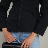 Dakota Twill Canvas Peplum Jacket