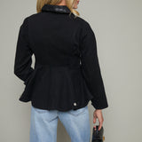 Dakota Twill Canvas Peplum Jacket