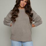 Bryson Textured Sweater - Light Tavern