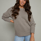 Bryson Textured Sweater - Light Tavern