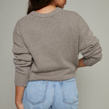 Bryson Textured Sweater - Light Tavern