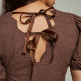 Izzy Peplum Puff Sleeve Blouse