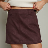 Randi Suede Mini Skirt