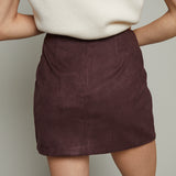 Randi Suede Mini Skirt