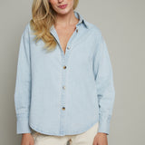 Maddox Button Up Denim Shirt Jacket