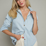 Maddox Button Up Denim Shirt Jacket