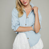 Maddox Button Up Denim Shirt Jacket