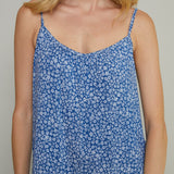 Capri Ditsy Floral Flared Jumpsuit