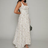 Fletcher Floral Corset Maxi Dress